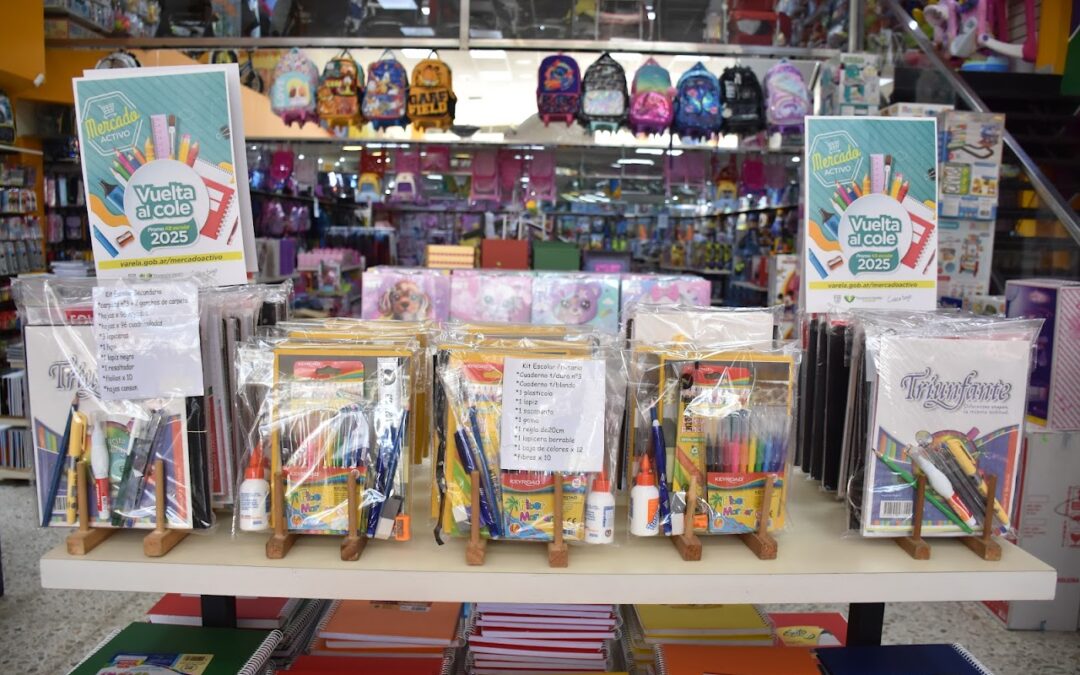 Librerías de Florencio Varela ofrecen canastas escolares a precios promocionales