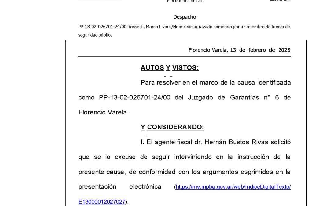 Revés para el Fiscal Bustos Rivas: El juez Diego Agüero rechazó un pedido  de excusación por dichos de un letrado