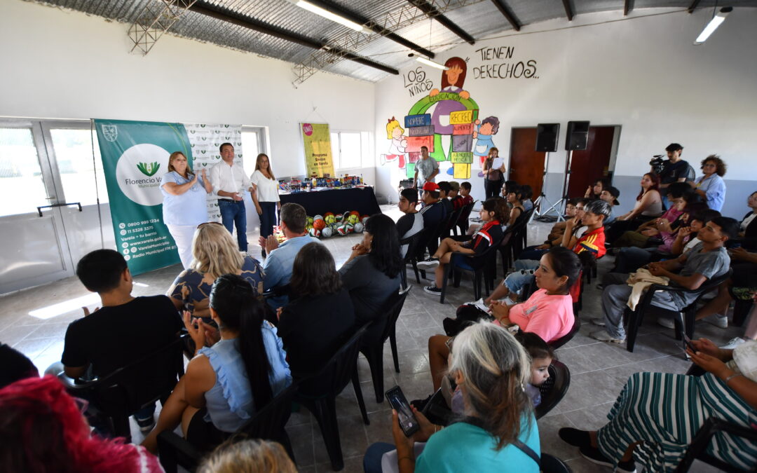 Se presentó en Florencio Varela un nuevo punto del Programa «Envión»