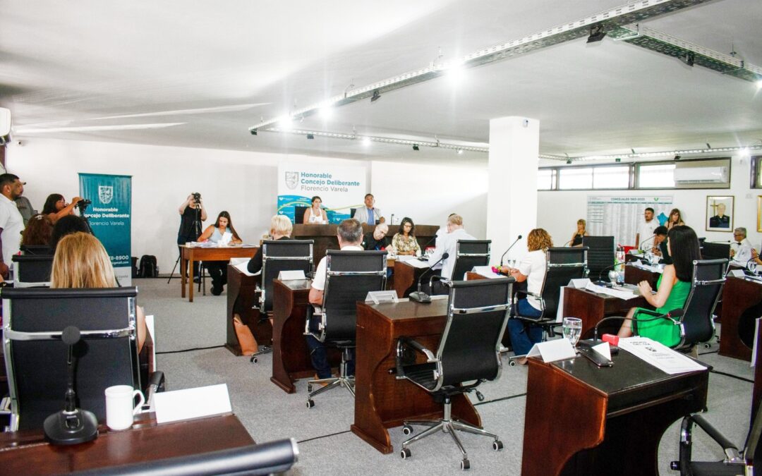 Sesionó el Concejo Deliberante varelense: el oficialismo repudió iniciativas del gobierno nacional