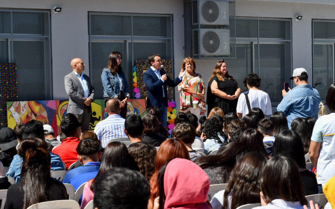 Comenzó el ciclo lectivo 2025 en la  Secundaria N°22 y con una obra esperada