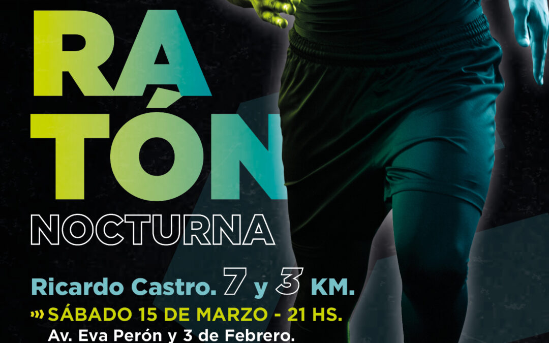 Cambios en el  circuito de la Maratón Nocturna «Ricardo Castro»