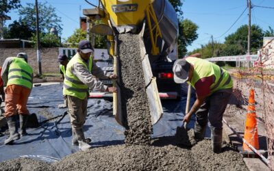Avanza el plan de pavimentación en San Eduardo