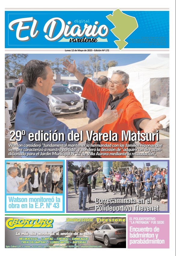 TAPA DEL DIARIO 12 DE MAYO