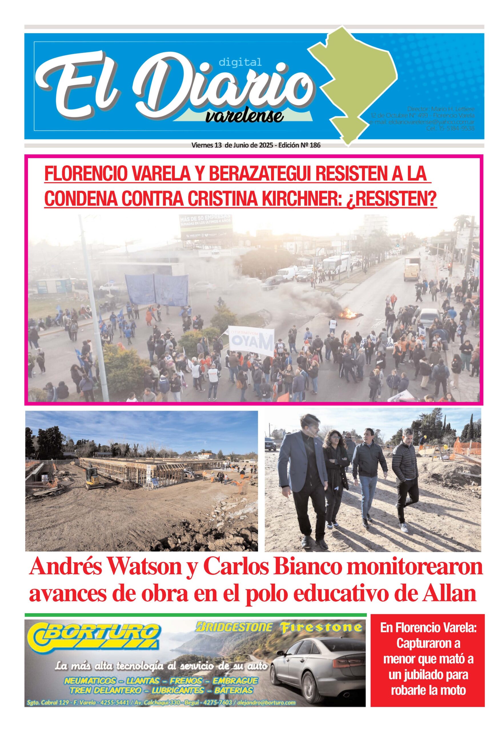 TAPA DEL DIARIO 12 DE MAYO