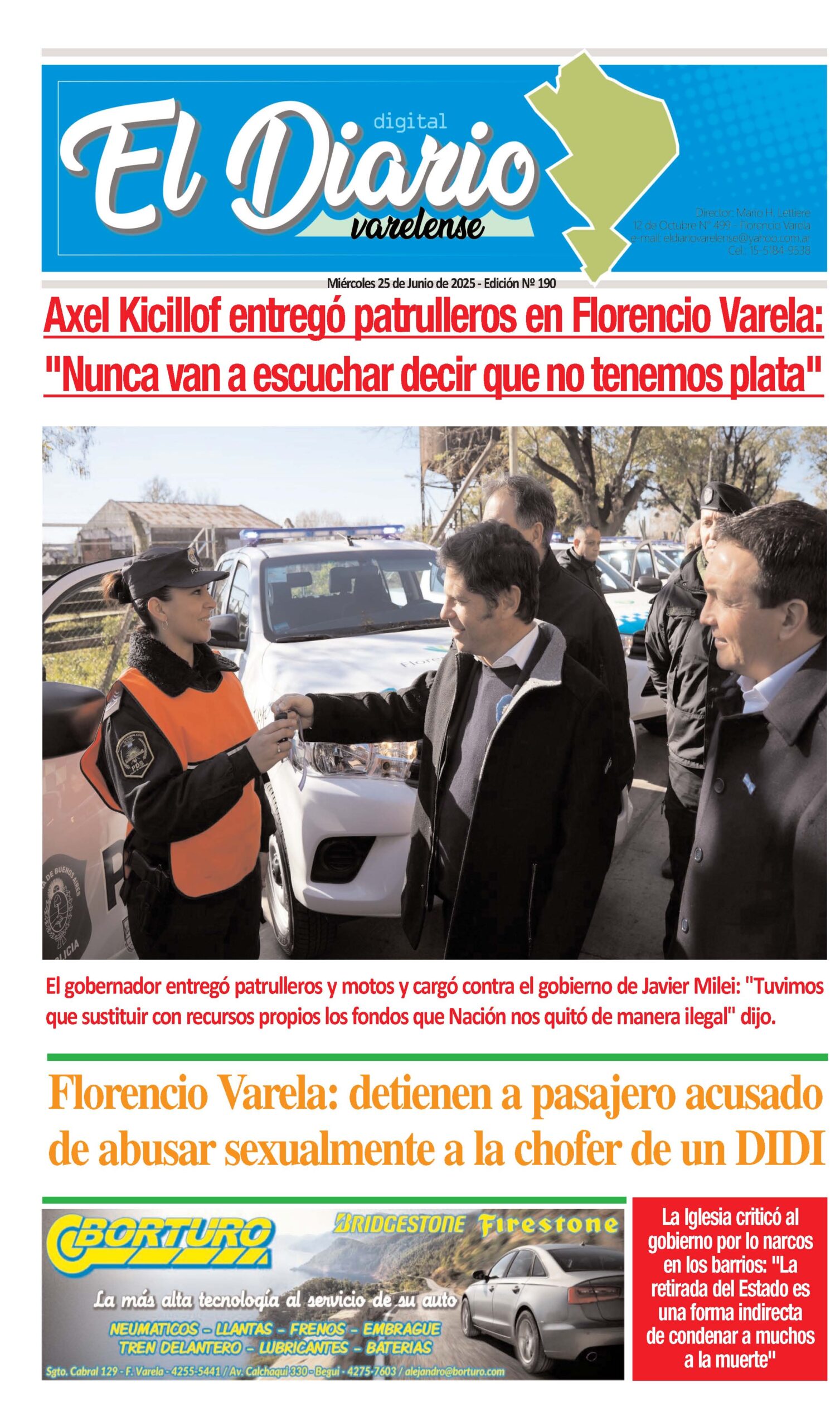 TAPA DEL DIARIO 18/6/2025