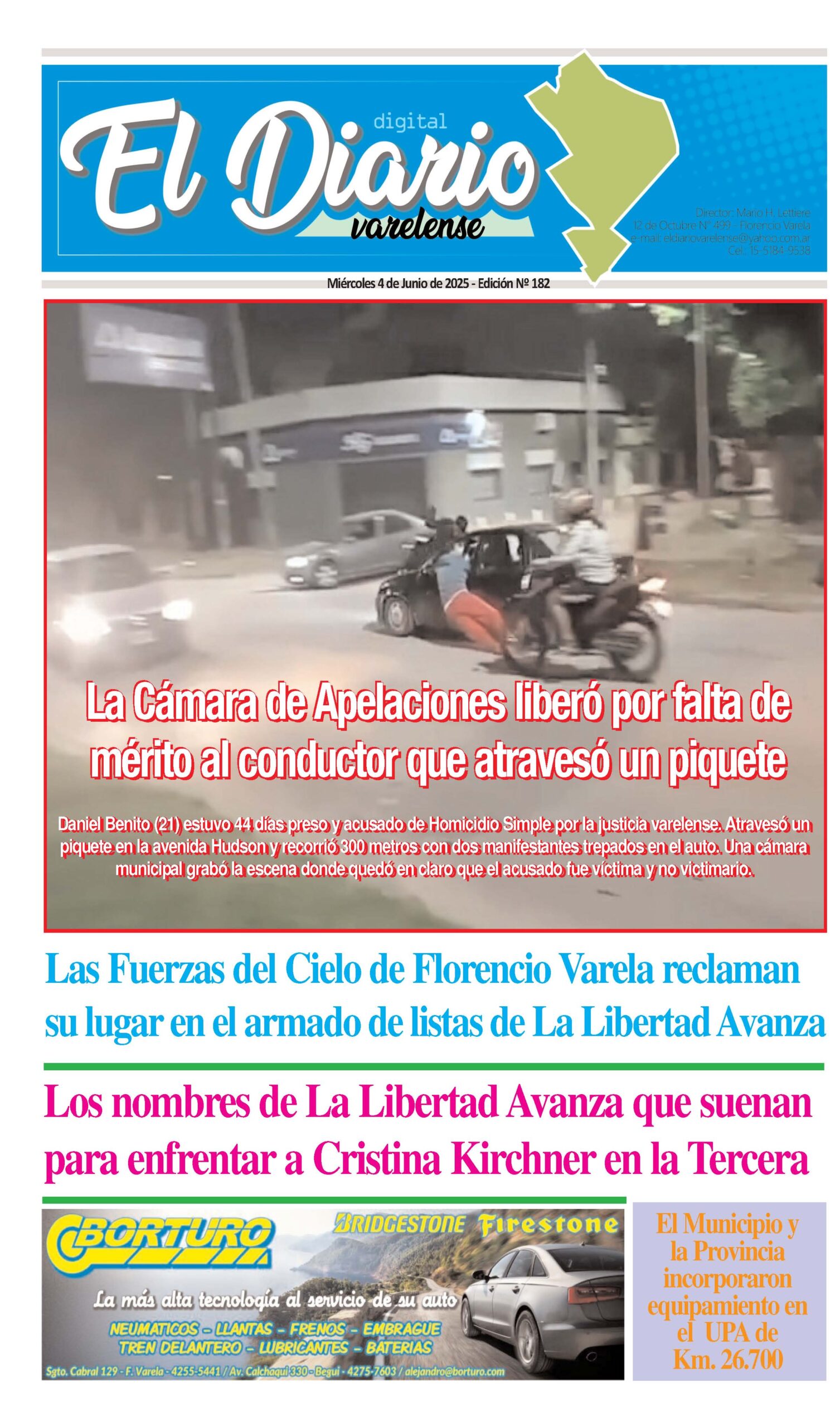 TAPA DEL DIARIO 12 DE MAYO