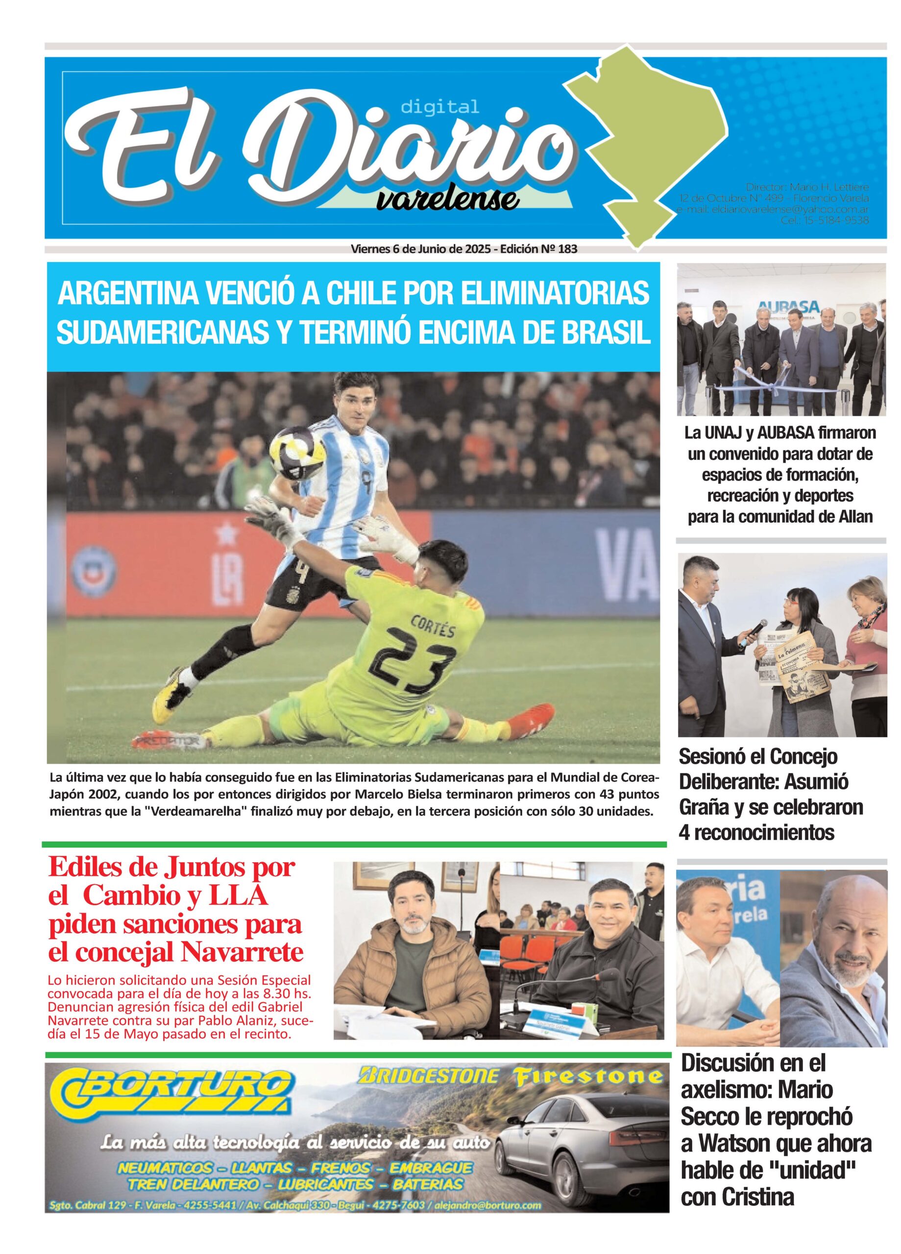 TAPA DEL DIARIO 12 DE MAYO