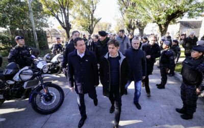 Axel Kicillof entregó patrulleros en Florencio Varela:  «Nunca van a escuchar decir que no tenemos plata»