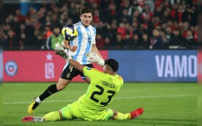 Argentina venció a Chile por Eliminatorias  Sudamericanas y terminó encima de Brasil