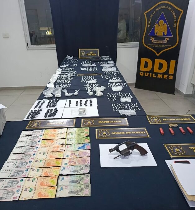 Cuatro detenidos y más de mil dosis de cocaína en una  causa contra dos presos de la cárcel de Florencio Varela