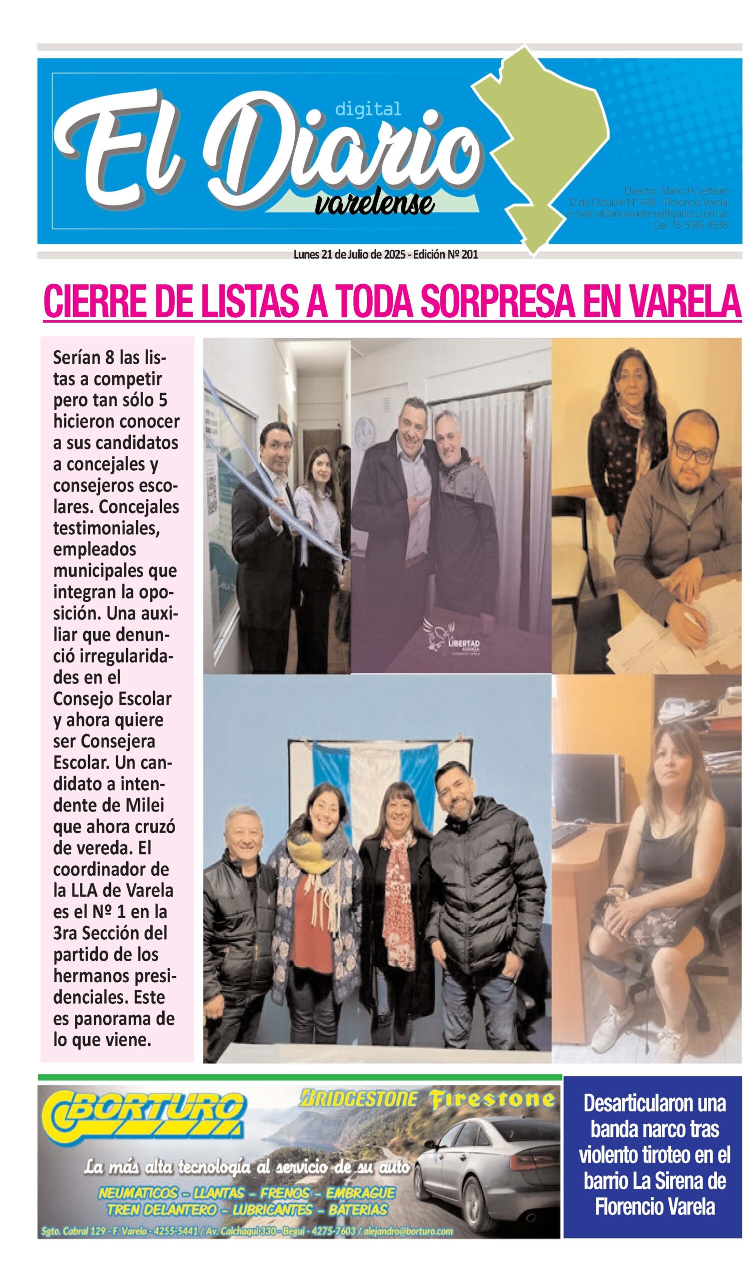 TAPA DEL DIARIO 18/6/2025