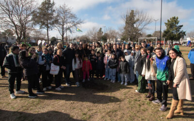 Culminó la renovación de la  plaza «Lomas de Monteverde»