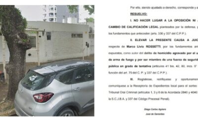 Elevaron a juicio la causa contra el policía detenido por  intento de homicidio de una vecina en Florencio Varela