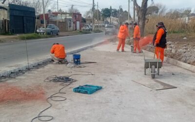 Avances de obras viales e hidráulicas en barrios varelenses