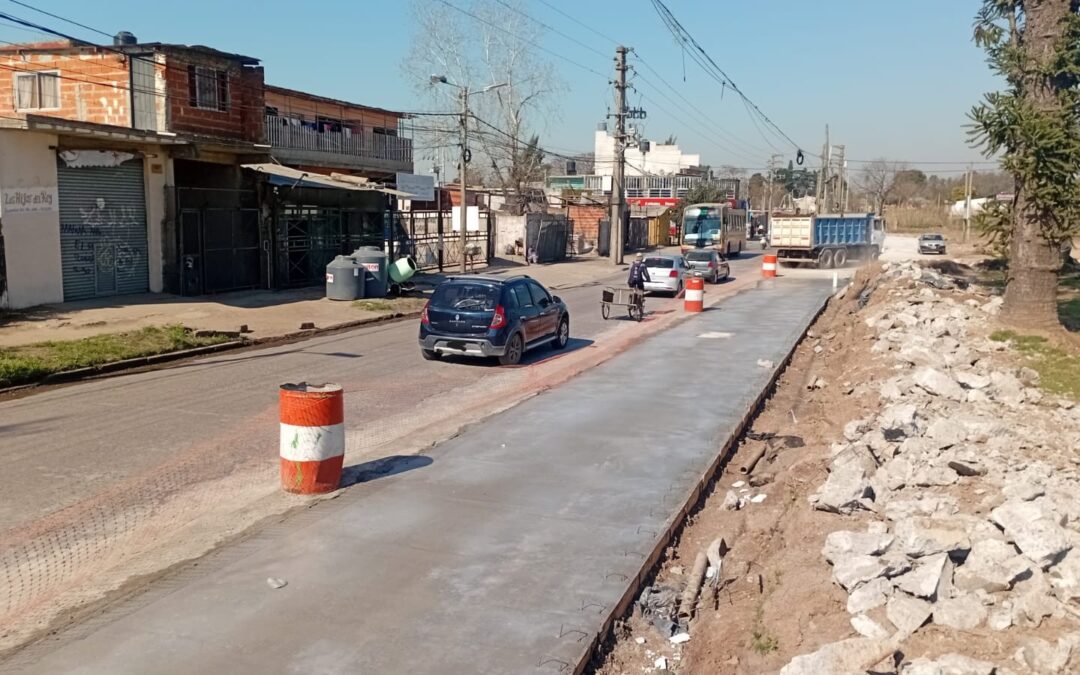 Avances de obras en la Ruta Provincial Nº 53 y en el Cementerio