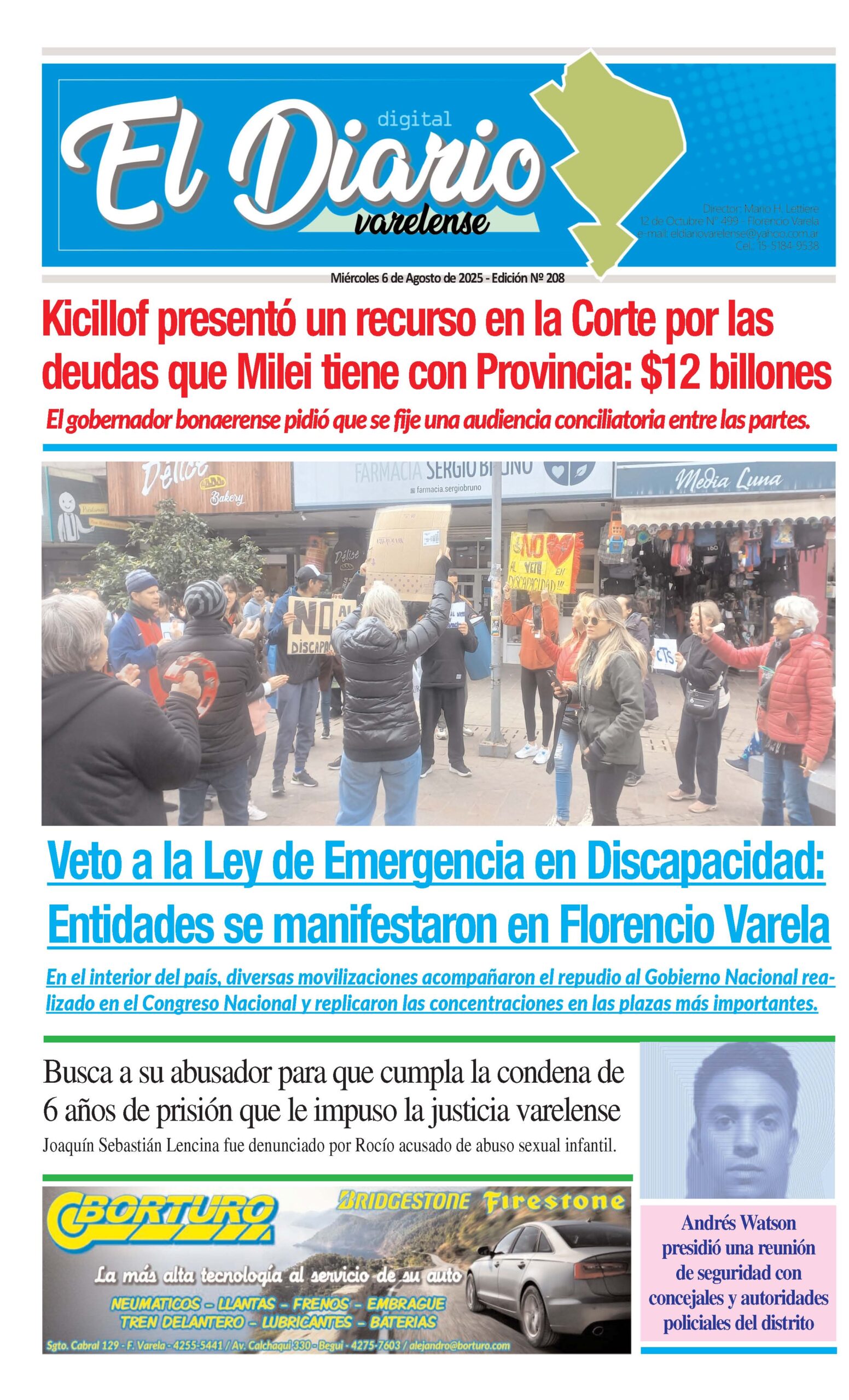 TAPA DEL DIARIO 18/6/2025