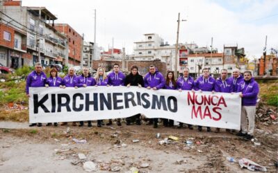 Con Bondarenko a su izquierda, Milei lanzó la  campaña bonaerense: «Kirchnerismo nunca más»