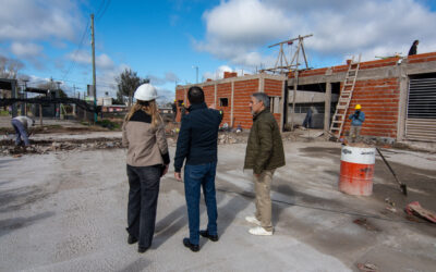 Avance del 70% en la construcción del Centro de Atención Primaria de la Salud en San Jorge