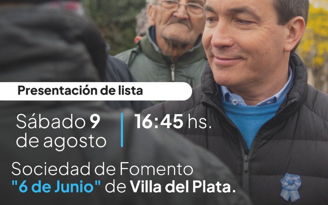 Fuerza Patria presenta su lista en Florencio Varela