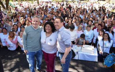 Larroque y Watson encabezaron el festejo  por los 31 años del Plan Más Vida en Varela