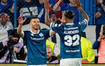Racing le ganó a Vélez por 1-0 en la ida de  los cuartos de final de la Copa Libertadores