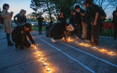 Florencio Varela honró la memoria de “La Noche  de los Lápices” en la Plaza de la Democracia