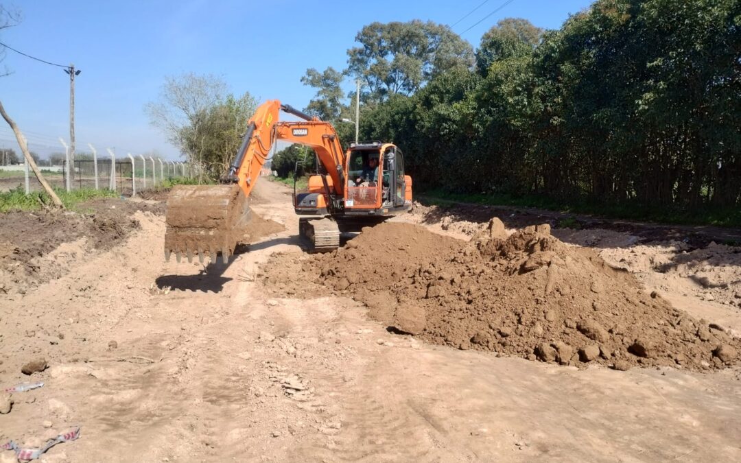 Municipio y Provincia avanzaron con obras viales e hidráulicas
