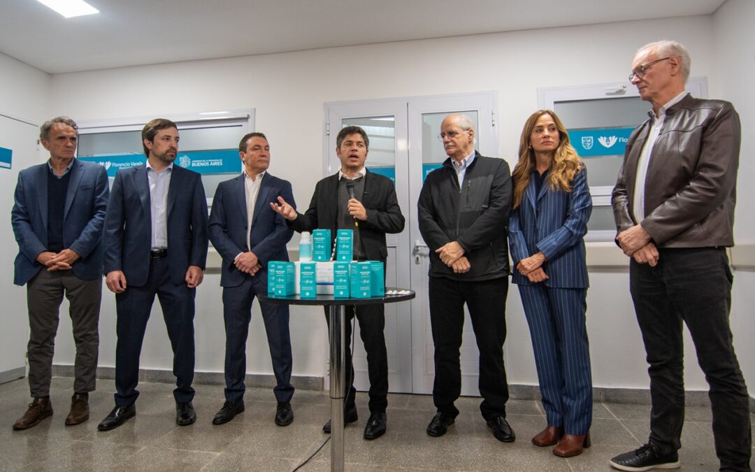 Axel Kicillof dijo en  Varela: “los recursos  deben estar en salud  y no en la timba  financiera»