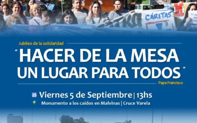 Cáritas Quilmes invita al Jubileo de la Solidaridad en Varela