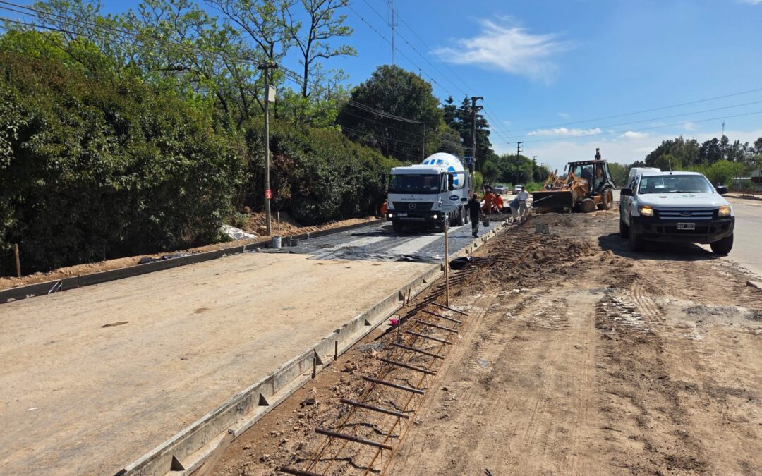Avanzaron obras viales e  hidráulicas en el partido