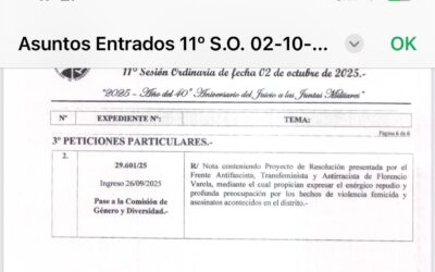 El Frente Antifascista denuncia un presunto “cajoneo” de  concejales al no tratamiento de un Proyecto de Resolución