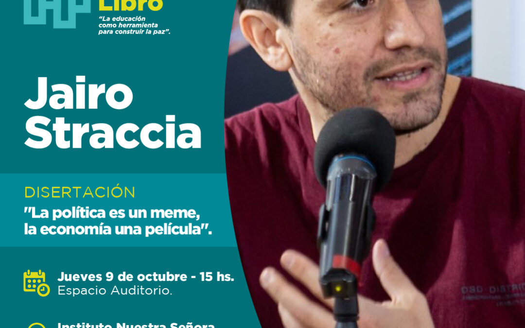 Análisis periodístico y desafíos de la actualidad en la Feria del Libro de Florencio Varela