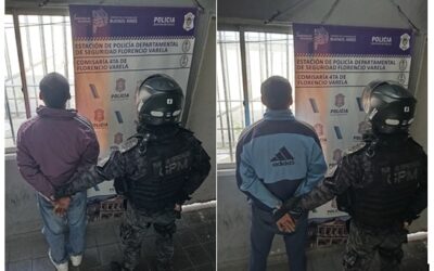 Eran buscados por la Justicia, intentaron escapar, pero fueron capturados
