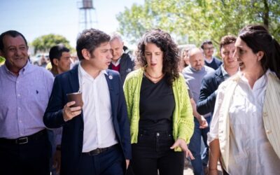 Kicillof recorrió obras y volvió a cuestionar a Milei  por la paralización de centros de primera infancia