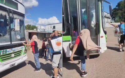 El paro de colectivos generó  hechos de violencia en Varela