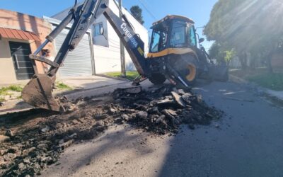Progreso de obras en la trama vial