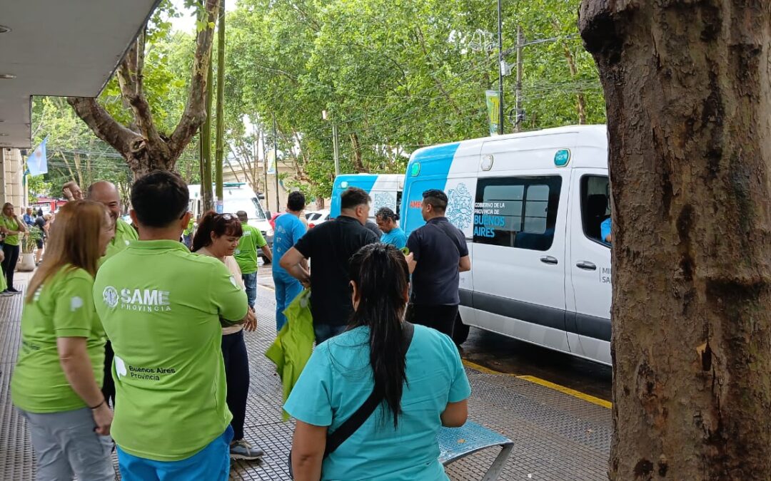 Una protesta de trabajadores del SAME terminó  con la renuncia del subsecretario Néstor Moreno