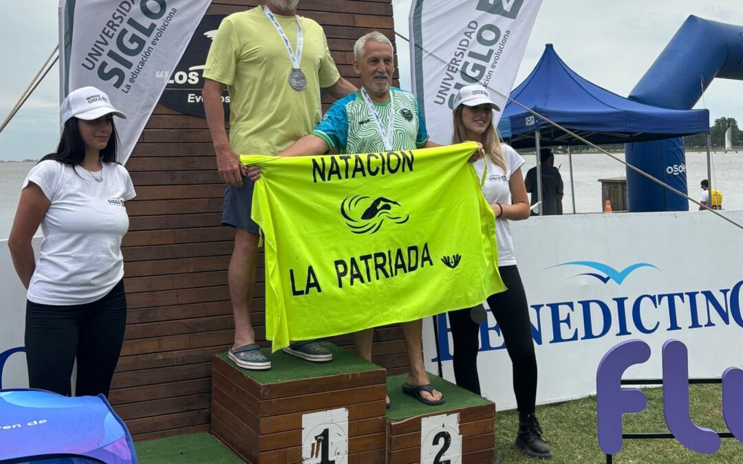 El plantel varelense brilló en la competencia de aguas abiertas de Junín