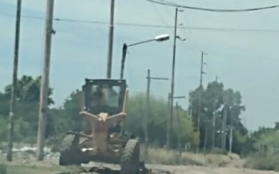 “Vino la máquina municipal y no hizo nada durante toda la mañana”