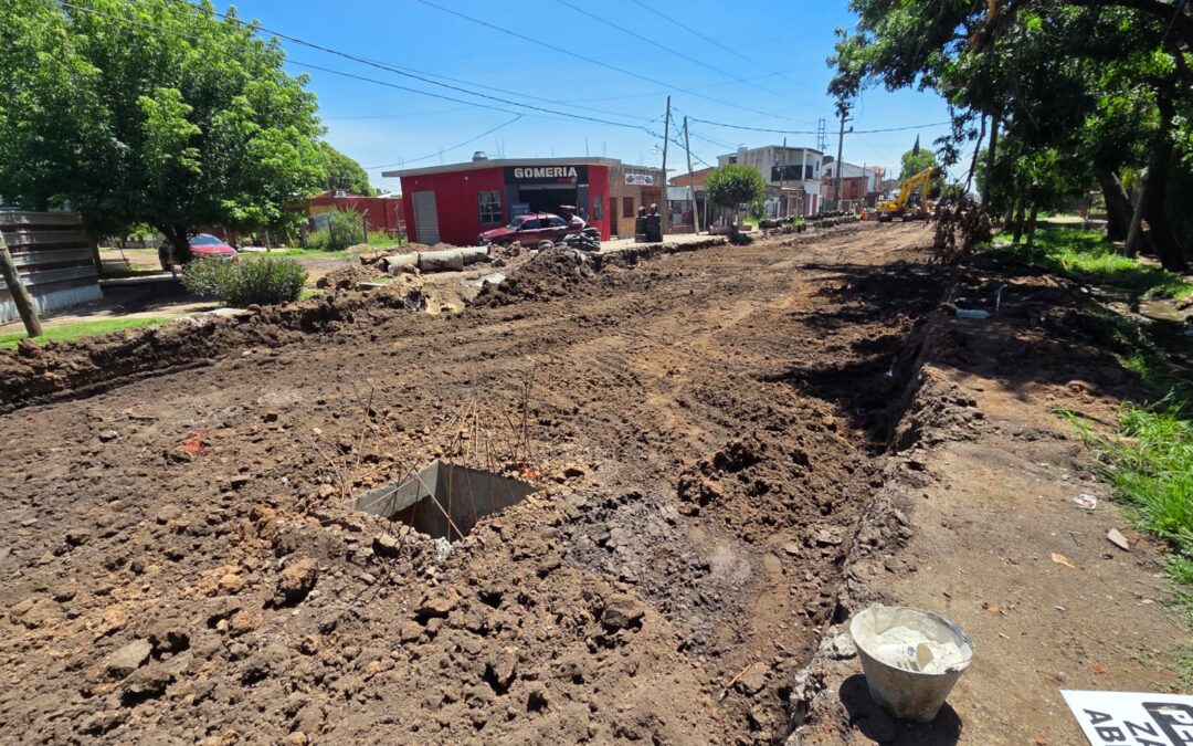 La avenida Cariboni ya tiene un  70% de avance en la obra integral