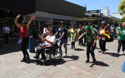 Caminata para concientizar en el  Día Internacional de las Personas  con Discapacidad en Varela
