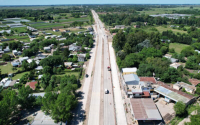 La duplicación de calzada de la Ruta 53 en Varela se encuentra en su etapa final