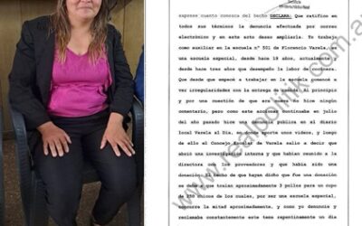 La mentira judicial de la consejera escolar Macedo: Denunció que aportó videos al ex Diario Varela al Día