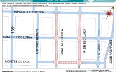 Reconstrucción de pavimento en Villa Cirio y Gobernador Monteverde
