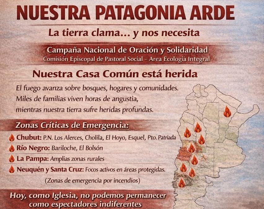 La Diócesis de Quilmes se suma a la colecta por los incendios en el sur