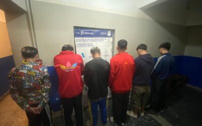 Seis menores aprehendidos en la puerta de la Escuela Nº 30 del barrio Malvinas