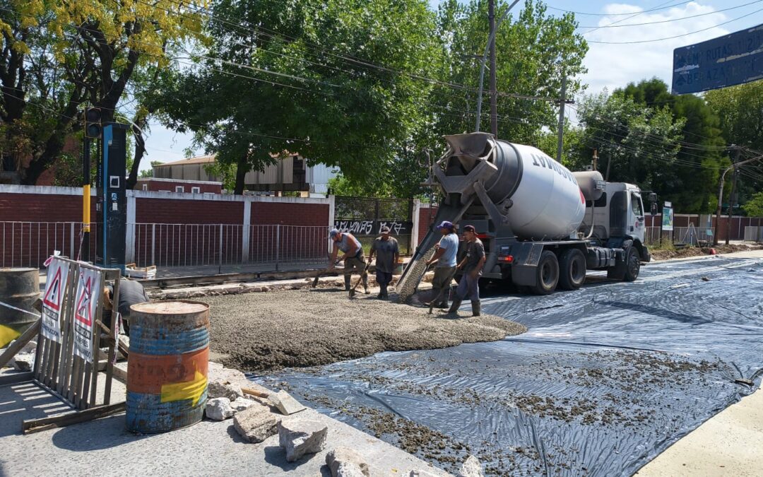 Tres obras de pavimentación