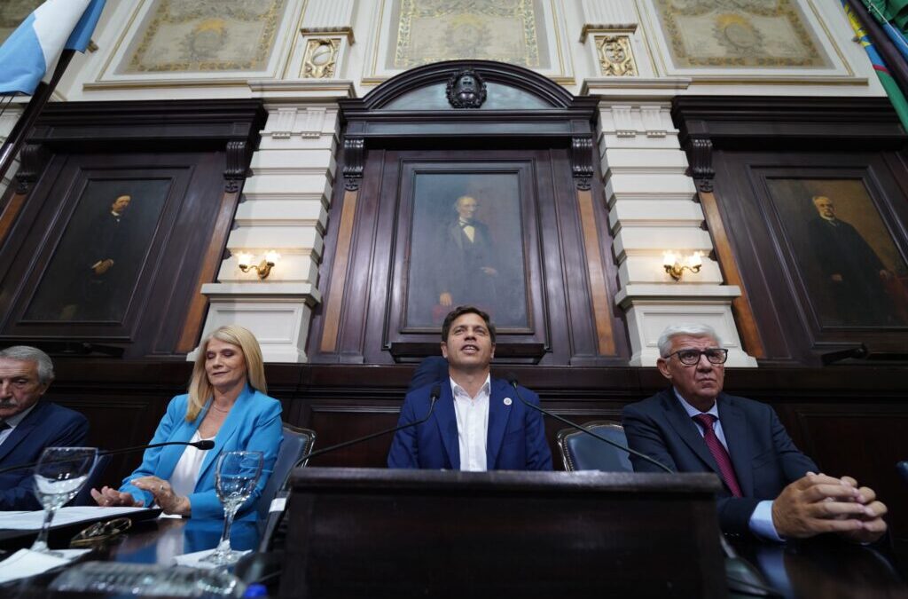 Polarización con Milei y operativo 2027: Kicillof prepara su discurso ante la Asamblea Legislativa