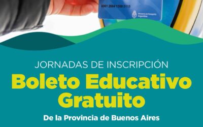 Operativos de inscripción al Boleto Educativo Gratuito